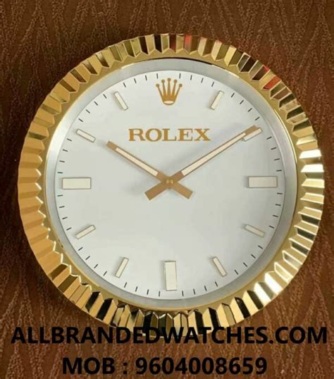 rolex herrenuhr gold silber|rolex wanduhr original.